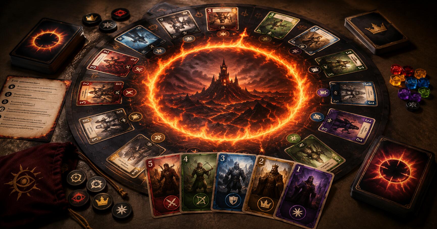 Ring of Fire: regler, kortoversikt og oppsett