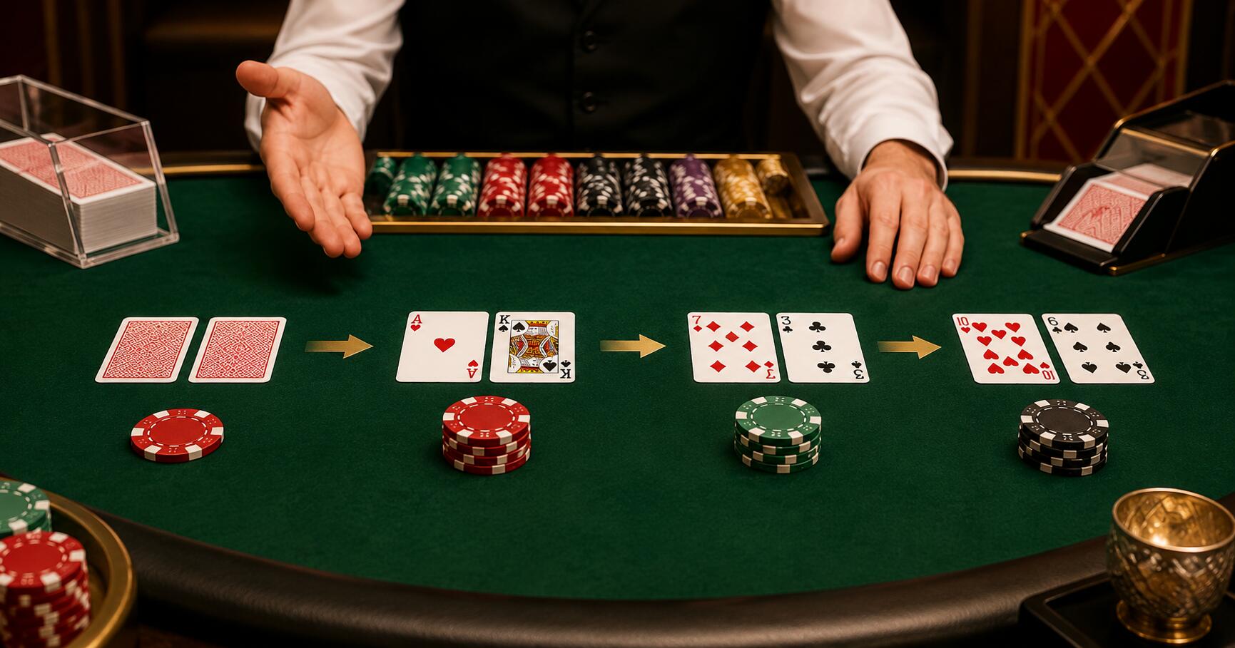 Baccarat-regler: slik spiller du steg for steg
