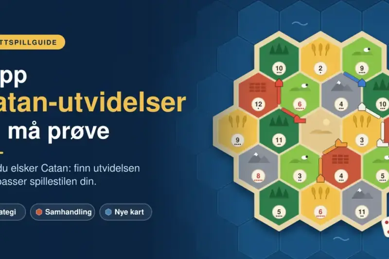 Topp Catan utvidelser du må prøve hvis du elsker Catan