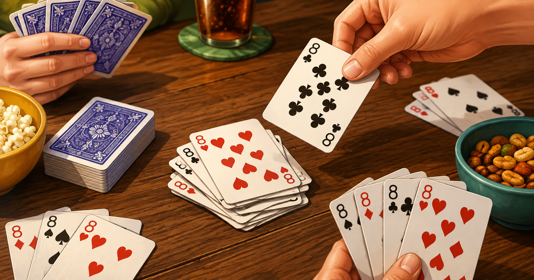 Crazy Eights: regler for kortspillet som ble til Uno