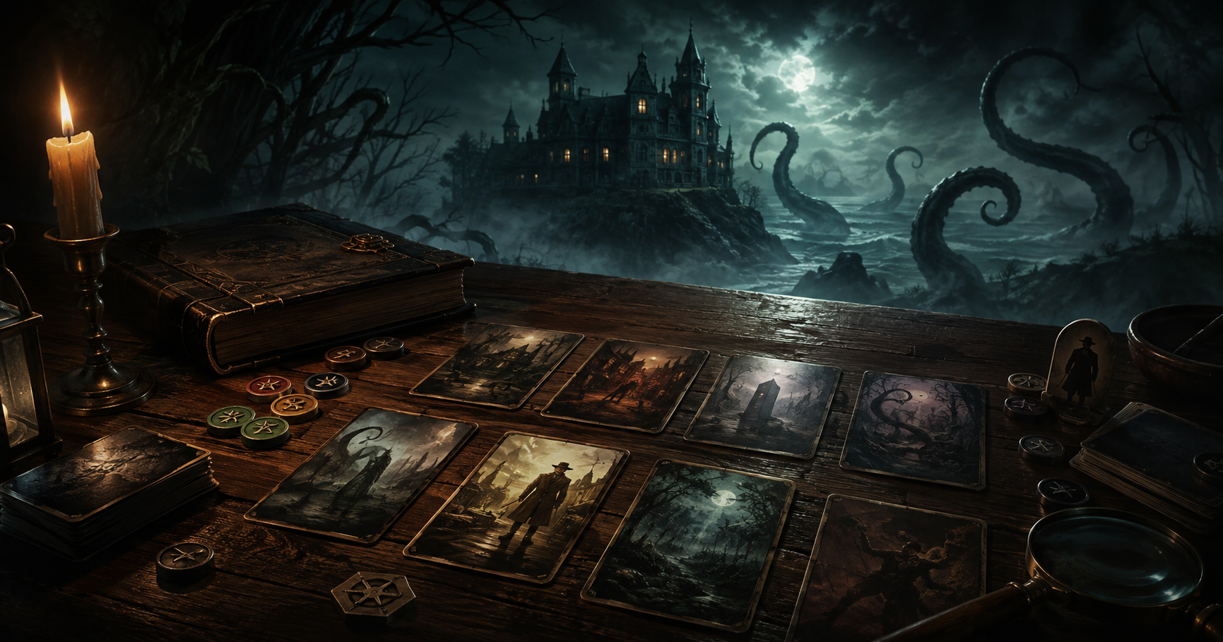 Arkham Horror: The Card Game — regler for grøsser-kortspillet