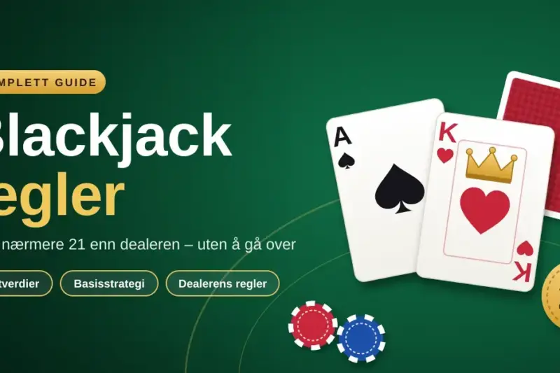 Blackjack regler – komplett guide til spill og strategi