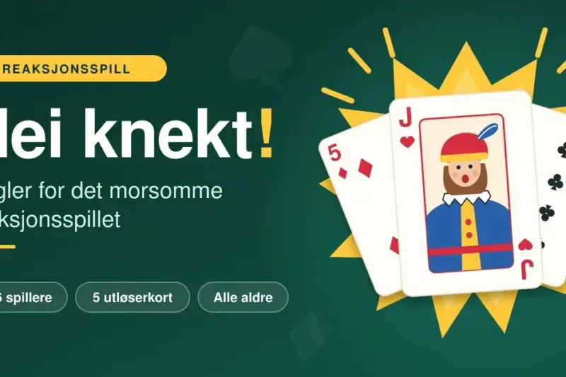 Hei knekt – regler for det morsomme reaksjonsspillet