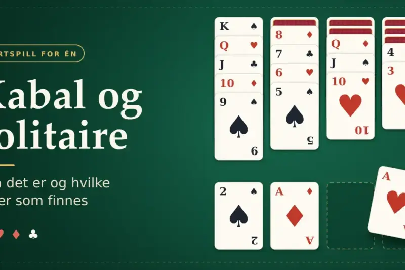 Kabal og solitaire: hva det er og hvilke typer som finnes