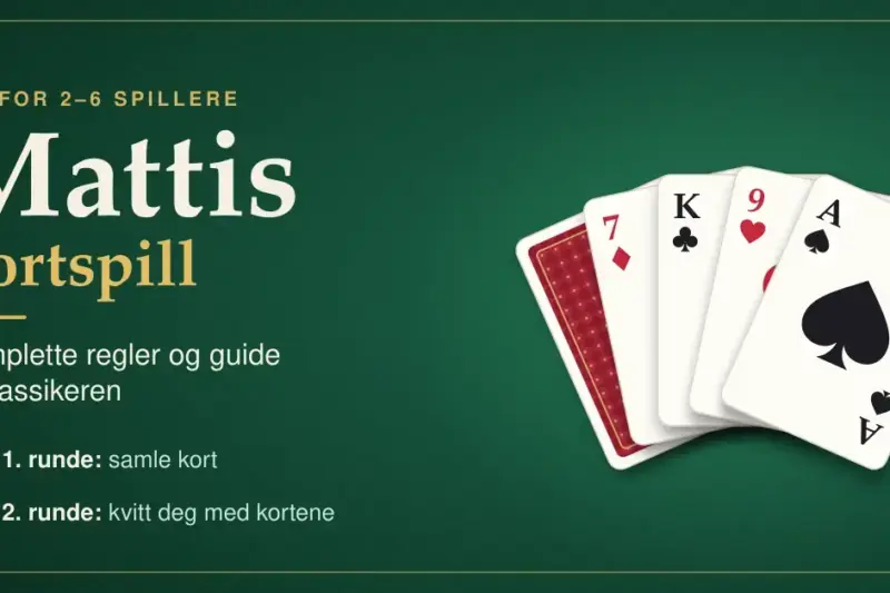 Mattis kortspill – komplette regler og guide til klassikeren