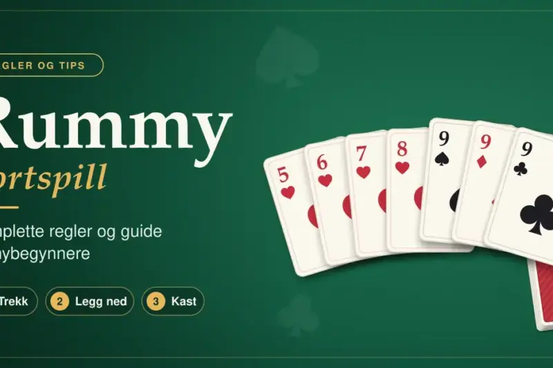 Rummy kortspill – komplette regler og guide for nybegynnere