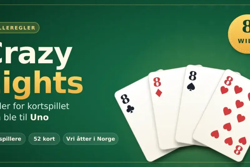 Crazy Eights: regler for kortspillet som ble til Uno