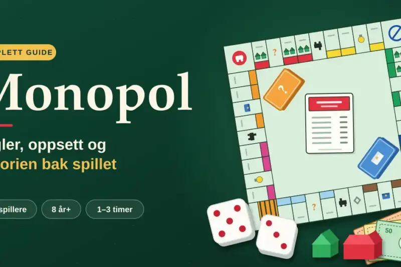 Monopol: regler, oppsett og historien bak spillet