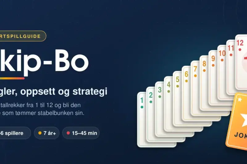 Skip-Bo: regler, oppsett og strategi for spillet