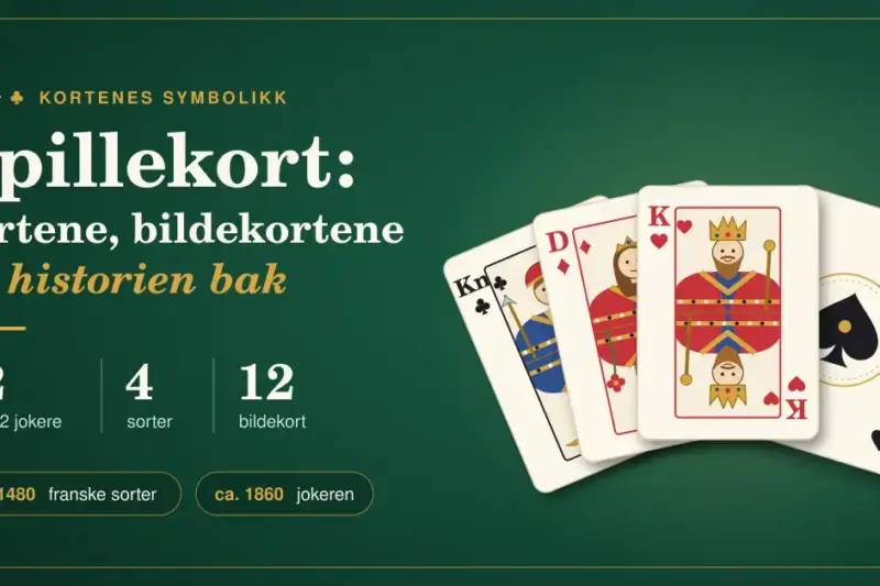 Spillekort: sortene, bildekortene og historien bak